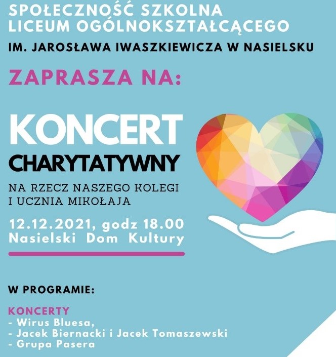 Zaproszenie na koncert charytatywny