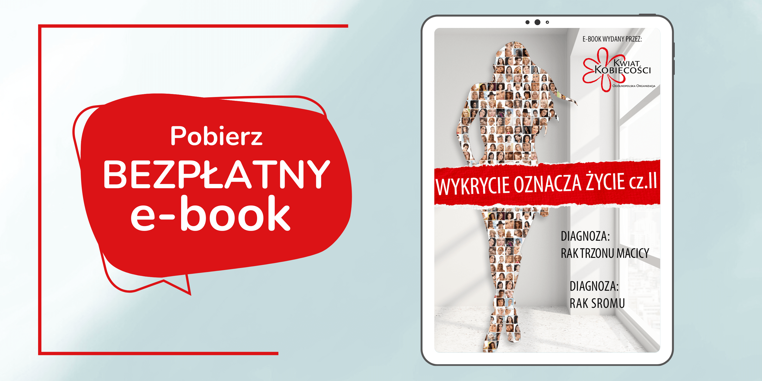 grafika promująca e-book wykrycie oznacza życie