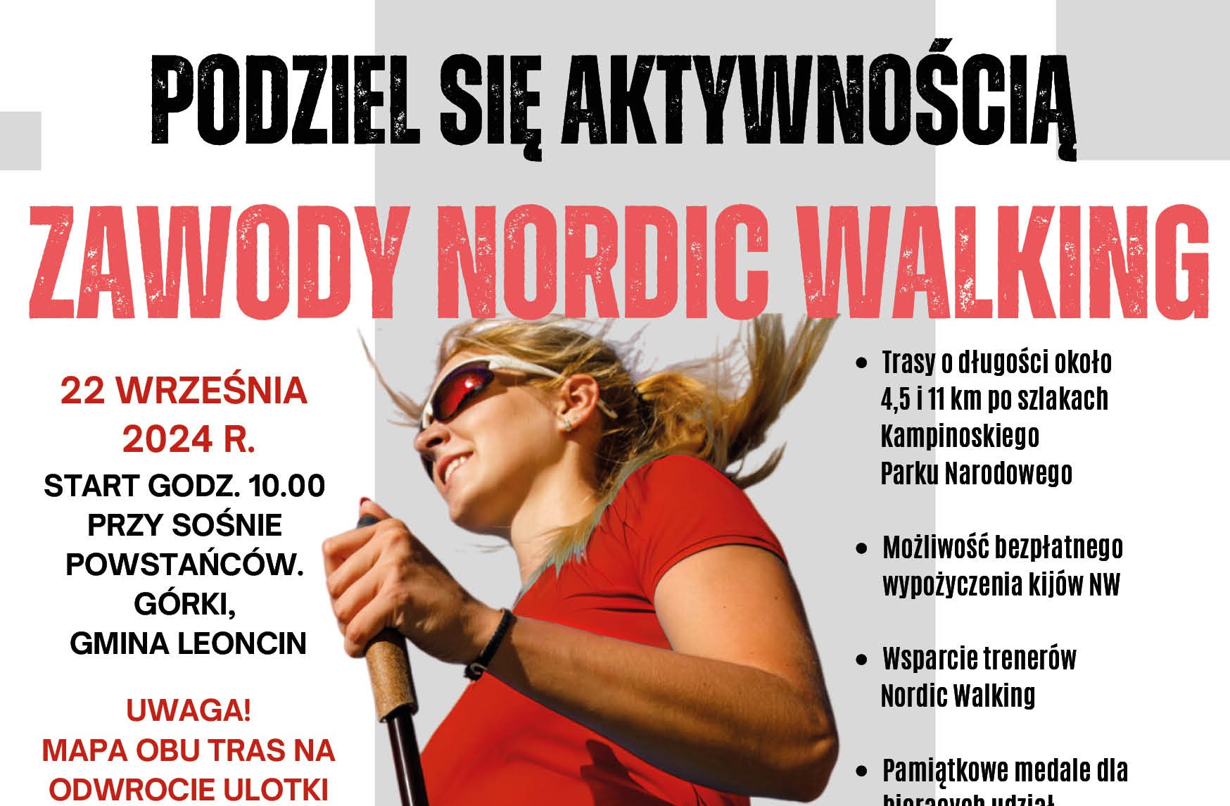 Podziel się aktywnością – zawody nordic walking