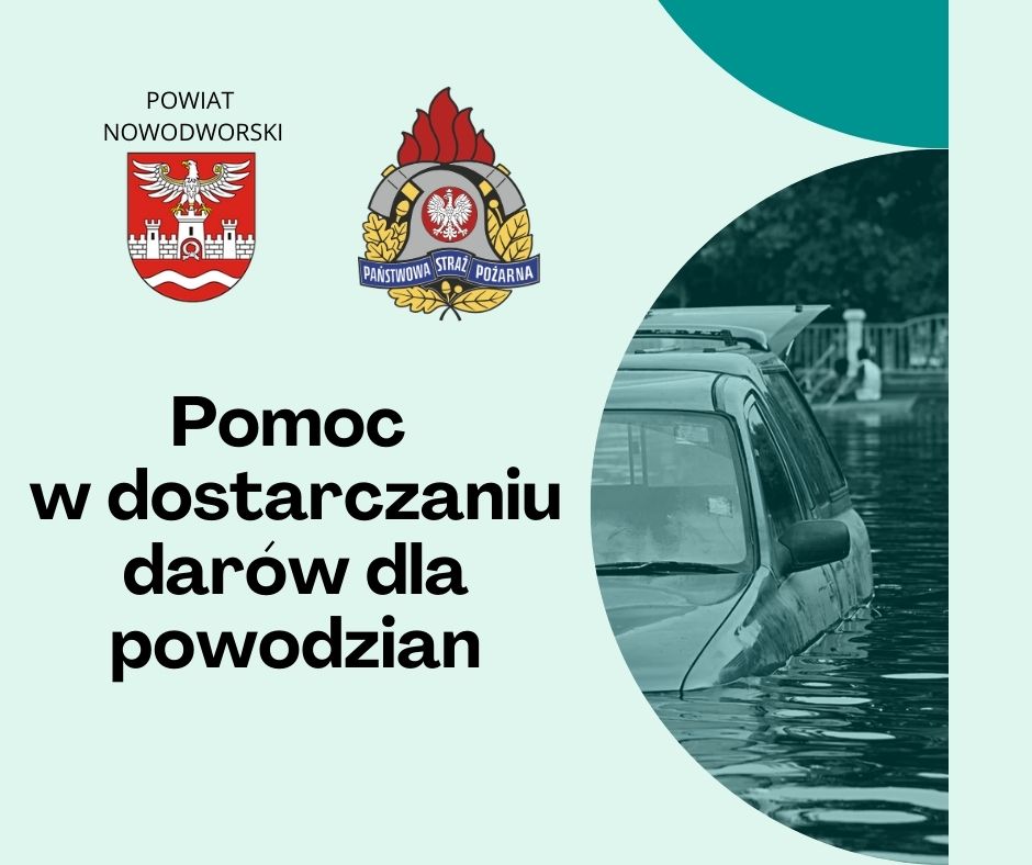 Pomoc w dostarczaniu darów dla powodzian