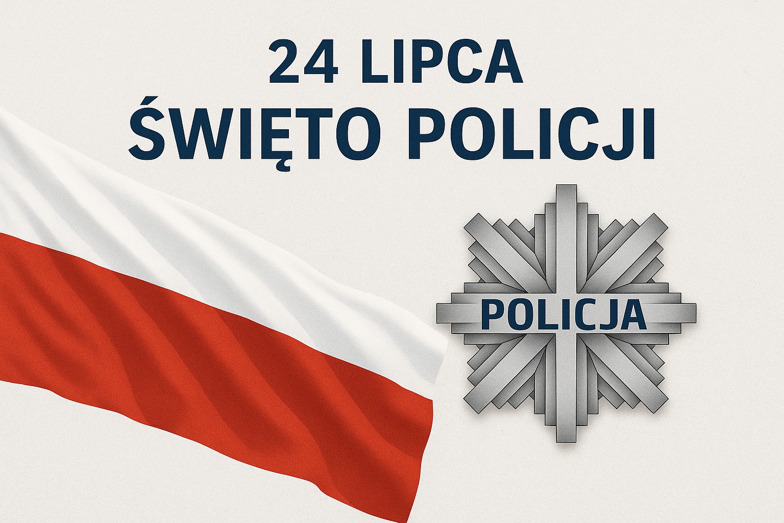 grafika dotycząca święta policji