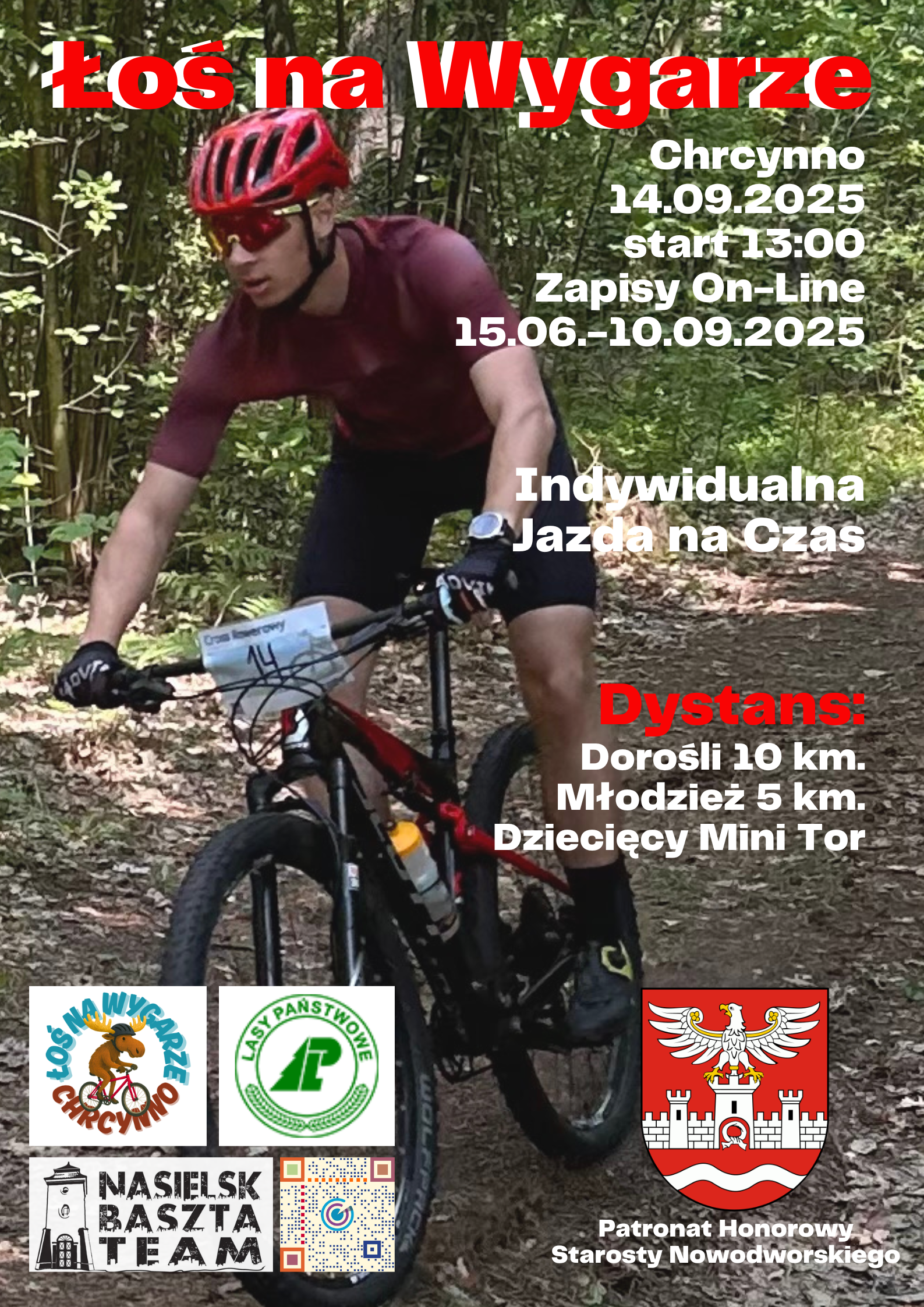 plakat promujący wydarzenie ,,Łoś na Wygarze''