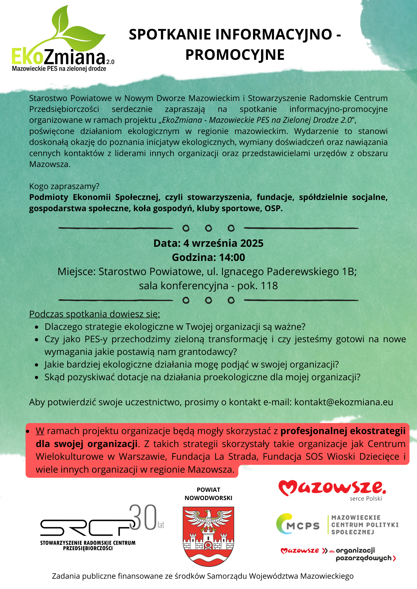 Dotacje na działalność ekologiczną