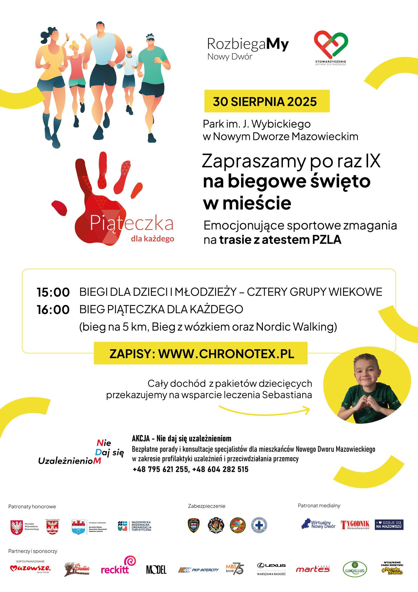 plakat promujący wydarzenie - Piąteczka dla każdego