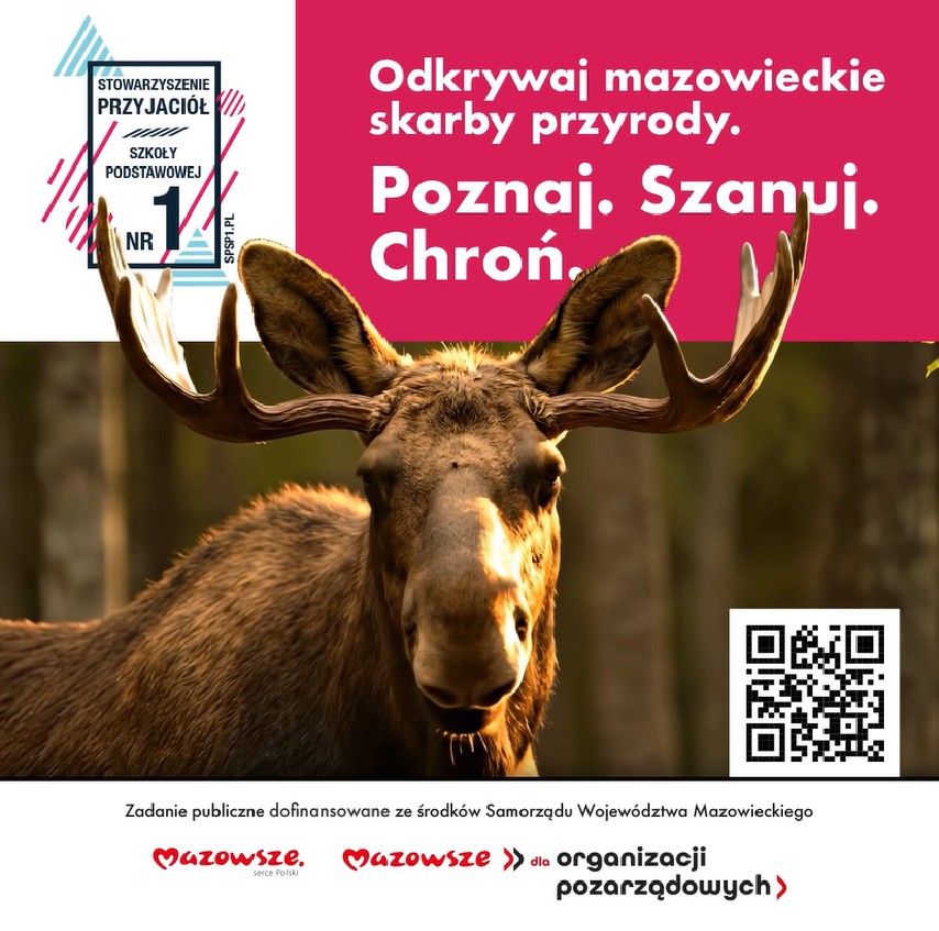 Projekt "Edukacja przyrodniczo-leśna uczniów Szkoły Podstawowej nr 1 w Nowym Dworze Mazowieckim"