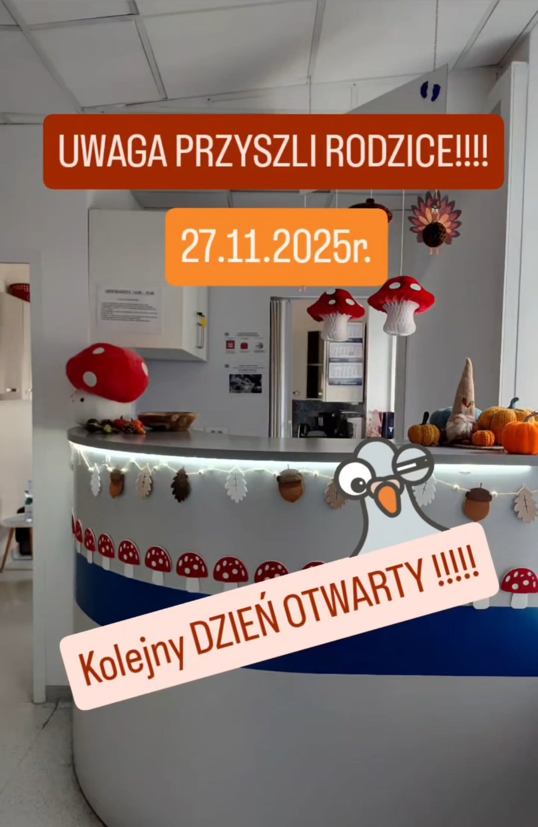 oddział położniczo-noworodkowy, tekst- informacja o dniu otwartym