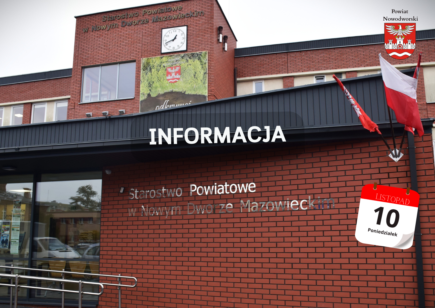 Budynek Starostwa Powiatowego w Nowym Dworze Mazowieckim