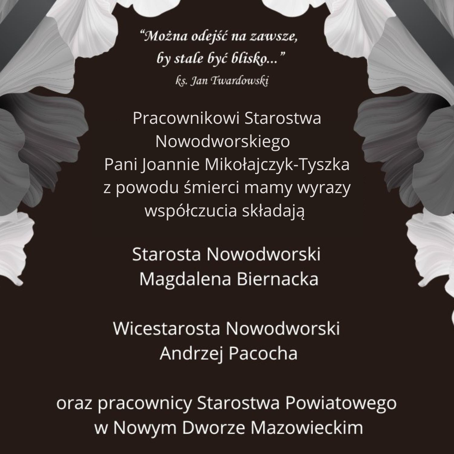 grafika z kondolencjami