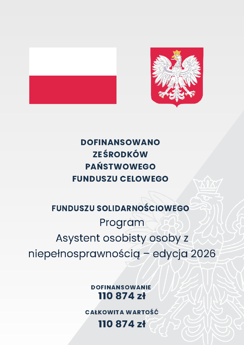 Asystent osobisty osoby z niepełnosprawnością - edycja 2026