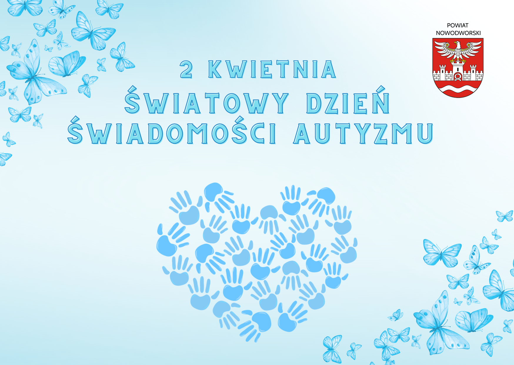 plakat informujący o Światowym Dniu Świadomości Autyzmu