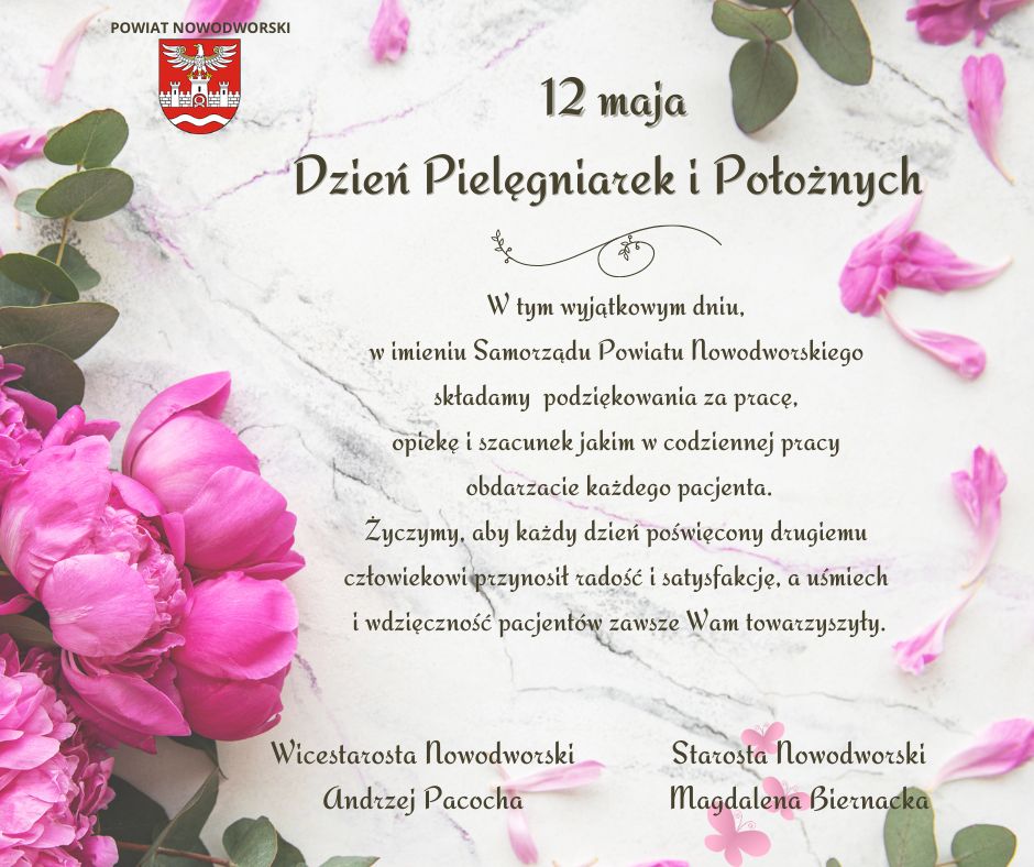 12 maja - Dzień Pielęgniarek i Położnych
